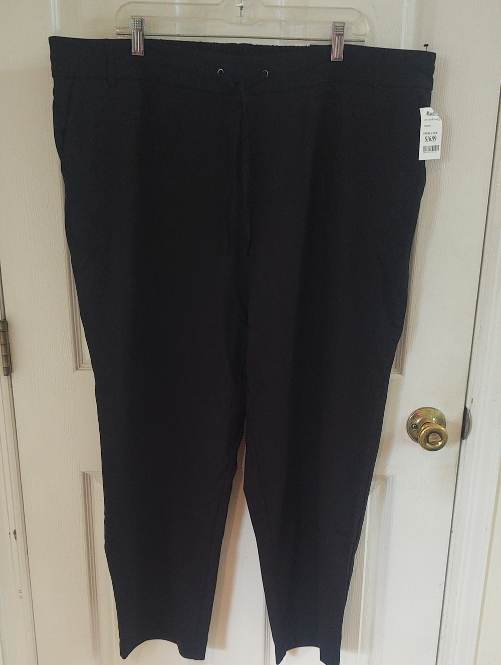 Jones New York Black Women's Drawstring Pants - 3X